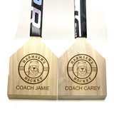 Wood Hockey Stick BBQ Grill Scraper