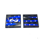 USA Set In Ice Coasters